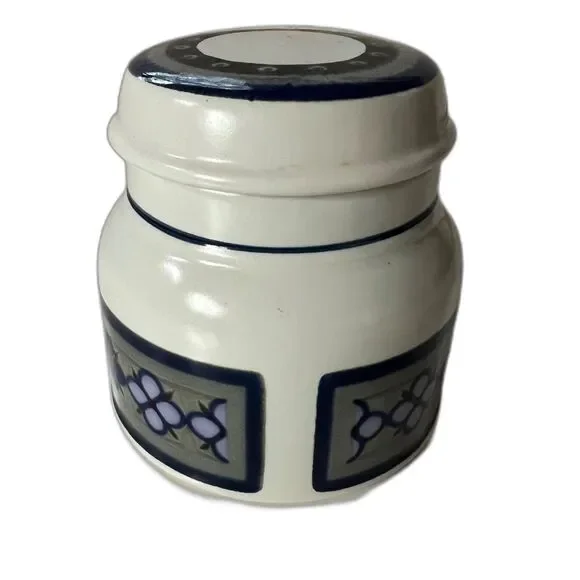 Royal Doulton Tangier Lidded Sugar Jar Bowl Lambeth Stoneware Collection England - Picture 2 of 7